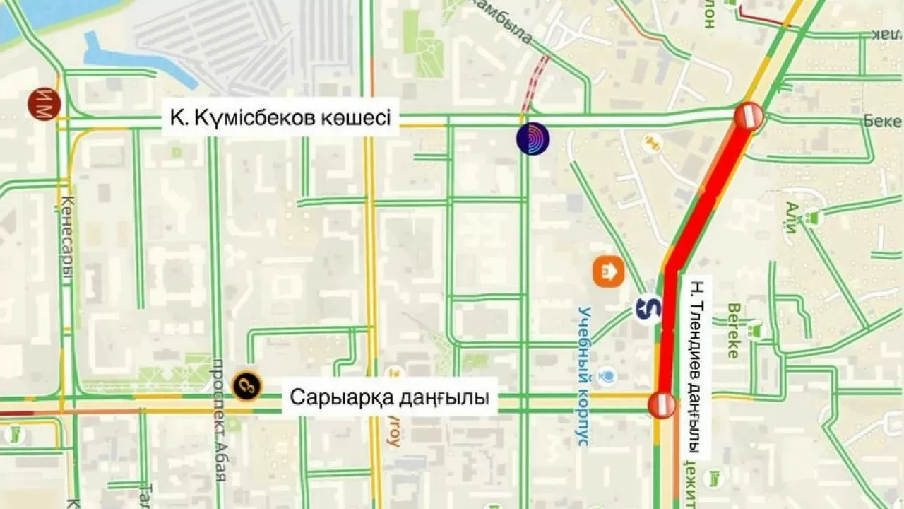Один из ключевых проспектов Астаны частично перекроют