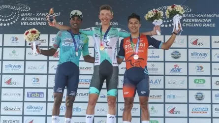 Гонщик XDS Astana Team стал вторым на этапе Баку-Ханкенди Азербайджан Тур