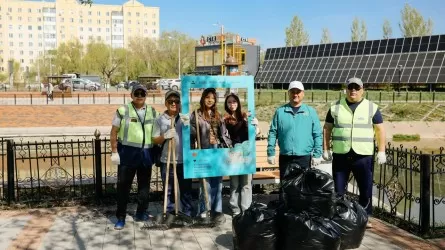 Очистка водоемов и набережных: в столице проходит экоакция &laquo;Мөлдір бұлақ&raquo; 