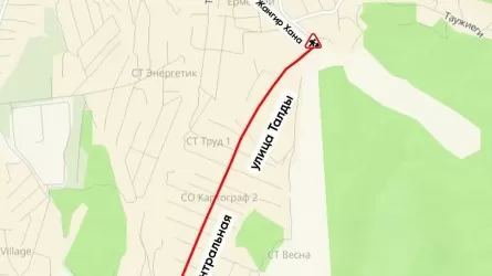 Два участка дорог временно закроют в Алматы