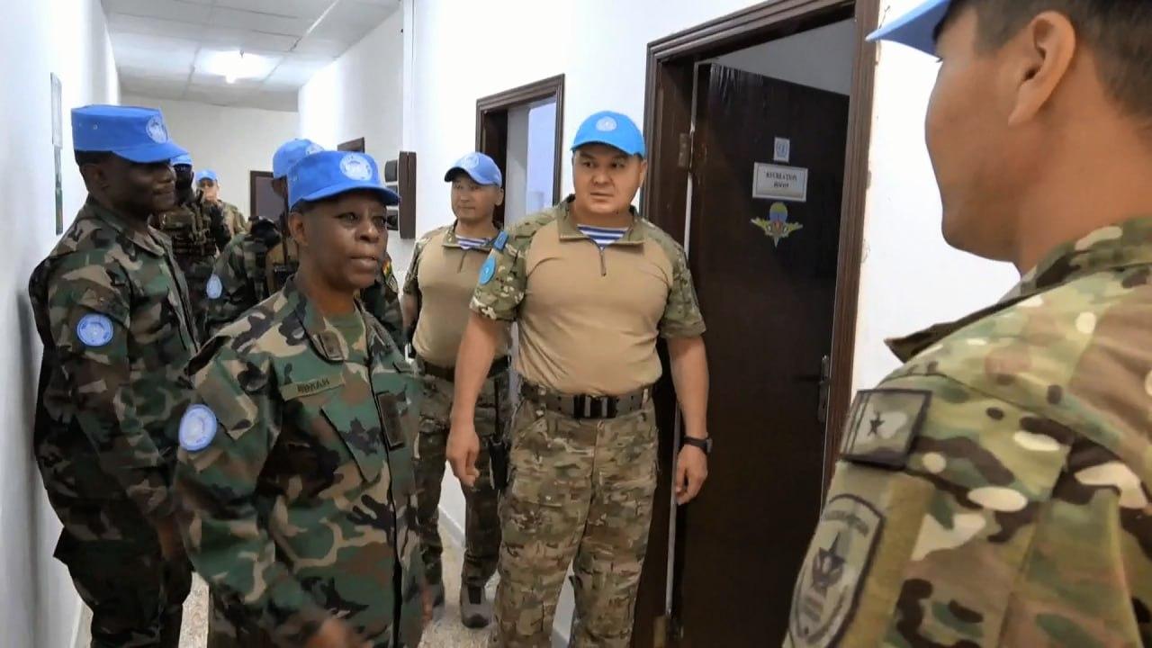 Командующий миссией ООН посетила казахстанских миротворцев на Голанских высотах 