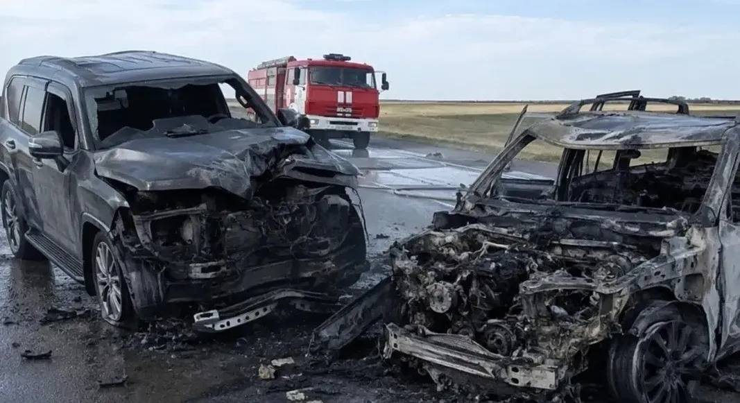 Астана маңында үш көлік соқтығысып, 5 адам қаза тапты