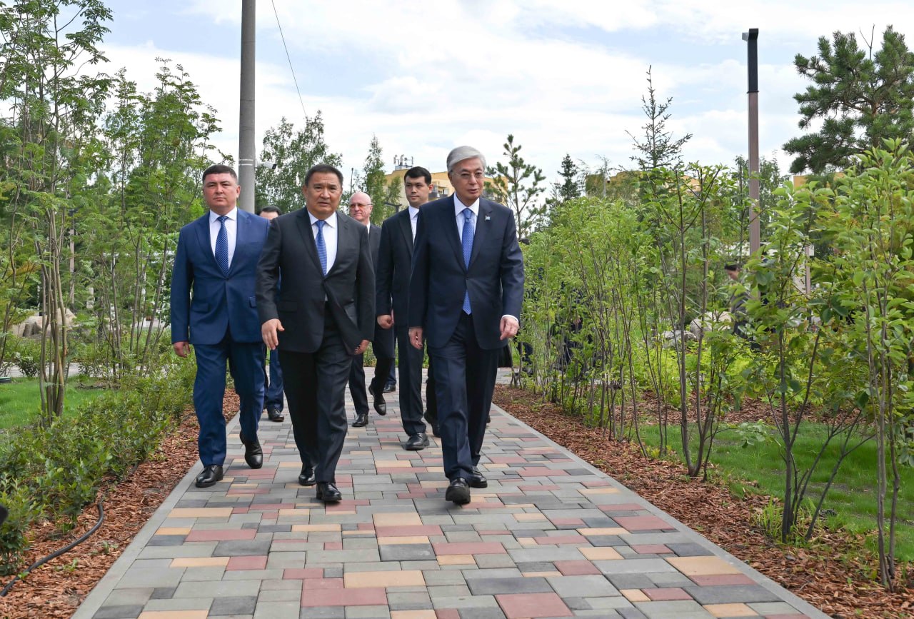 Президент Щучинск қаласындағы бірқатар нысанды аралап көрді