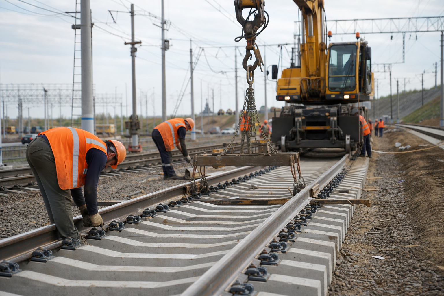 Нелегальных иностранных работников выявили на железнодорожной стройке в области Абай  