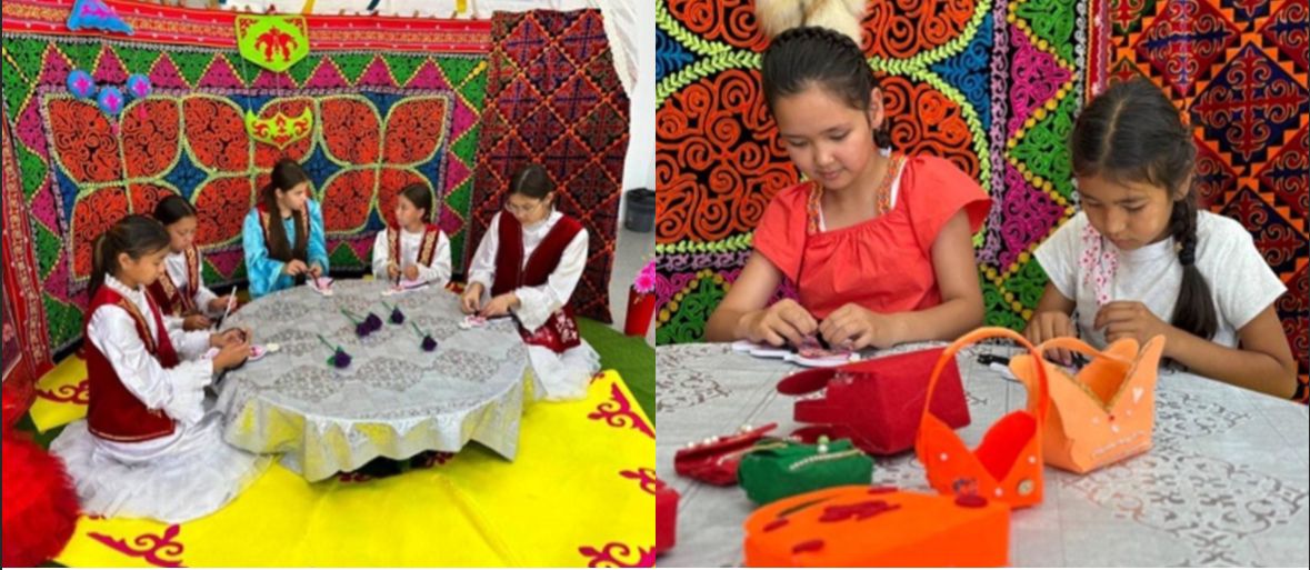 Киіз үй ішінде өткен ерекше жазғы лагерь балаларды таңғалдырды