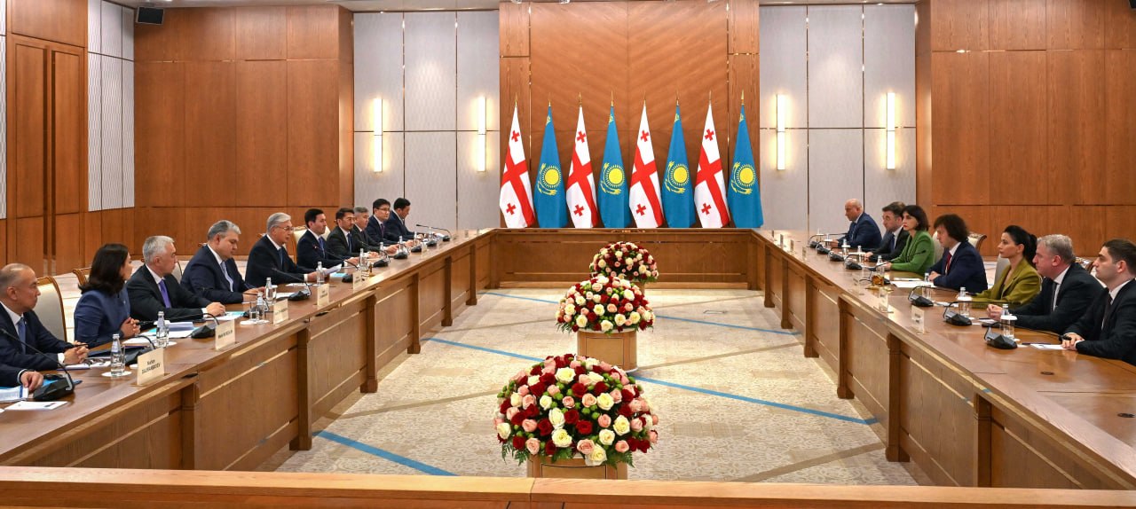 Қасым-Жомарт Тоқаев пен Ираклий Кобахидзе келіссөз жүргізді  