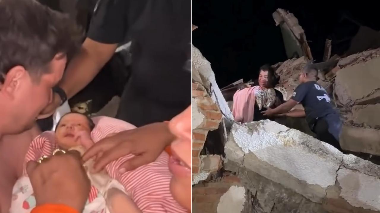 &laquo;32 сағат жатқан&raquo;: Венесуэлада 18 күндік сәби үйінді астынан аман шықты
