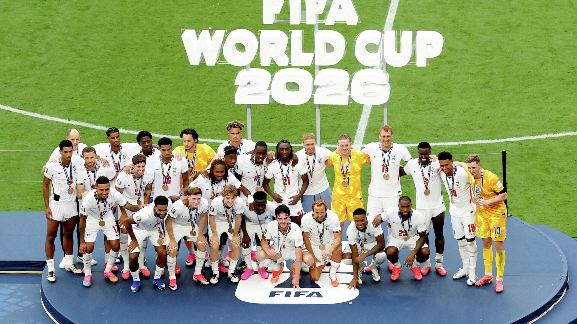 Англия құрамасы 2026 жылғы футболдан әлем чемпионатының қола жүлдегері атанды