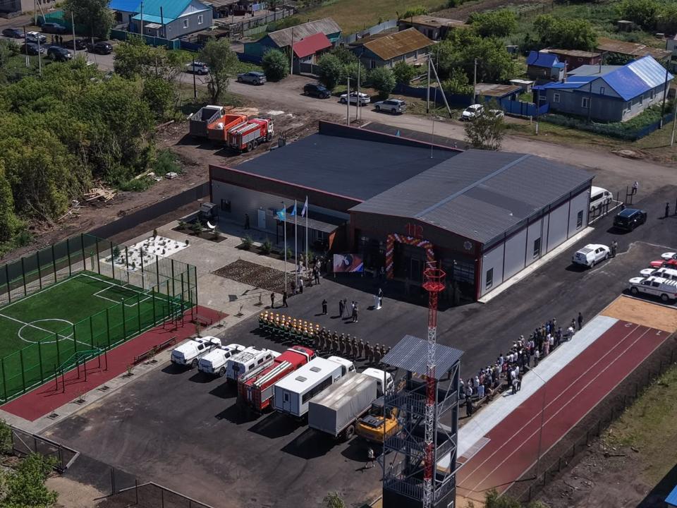 Смирново ауылында жаңғыртылған өрт сөндіру бөлімі пайдалануға берілді