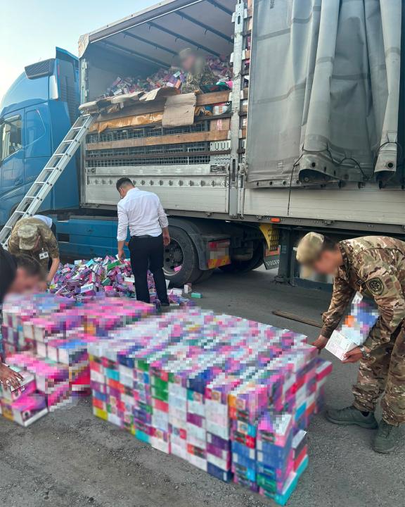 ҰҚК Қостанай облысында вейп өнімдерін тәркіледі