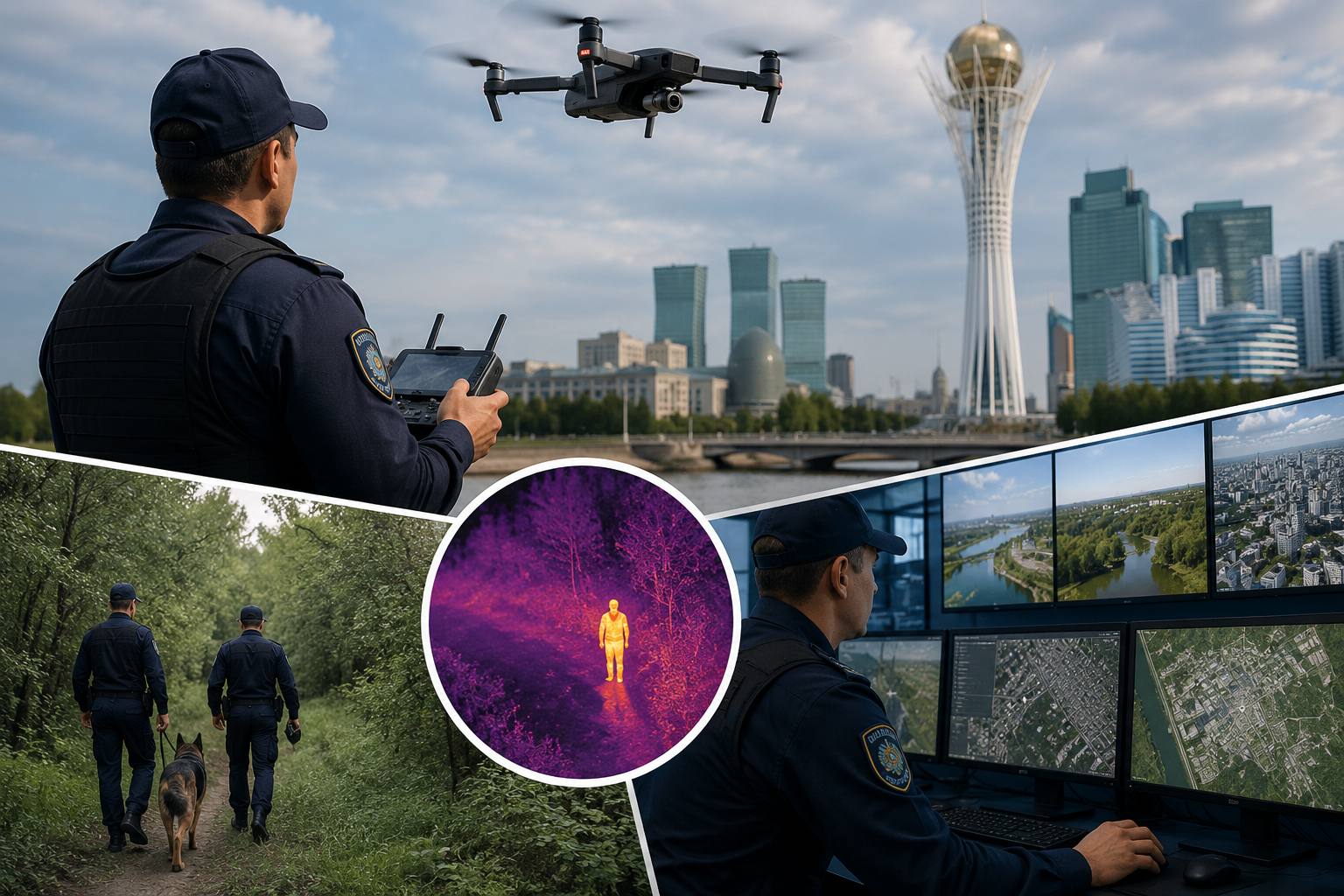 Астанада із-түзсіз жоғалған адамдарды іздеуге дрондар қолданылады