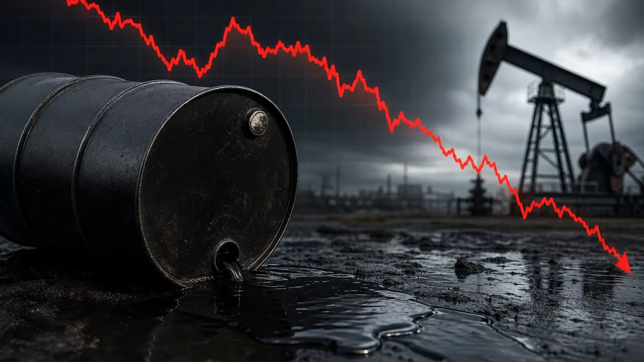 Нефть Brent резко подешевела на мировом рынке 