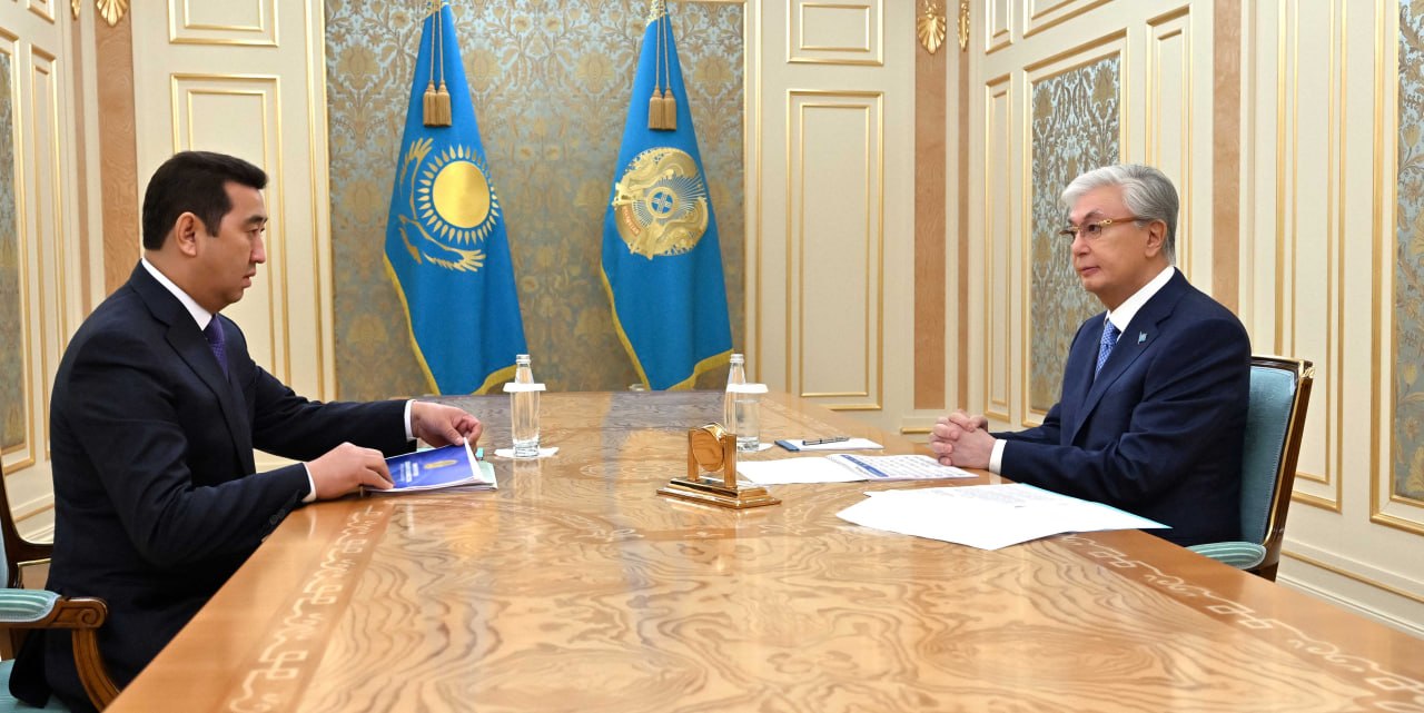 Қасым-Жомарт Тоқаев Ауыл шаруашылығы министрі Айдарбек Сапаровты қабылдады