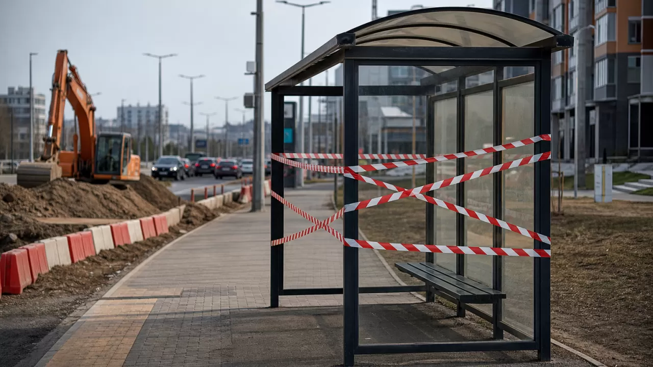 В Астане закрыли еще две автобусные остановки 