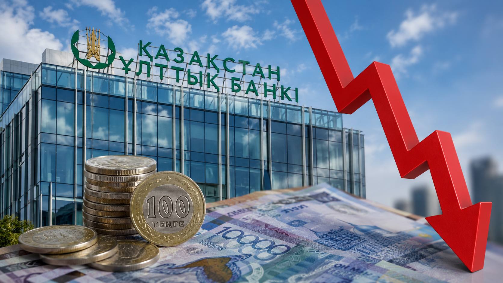 Ұлттық банк базалық мөлшерлемені 16,75%-ға төмендетті