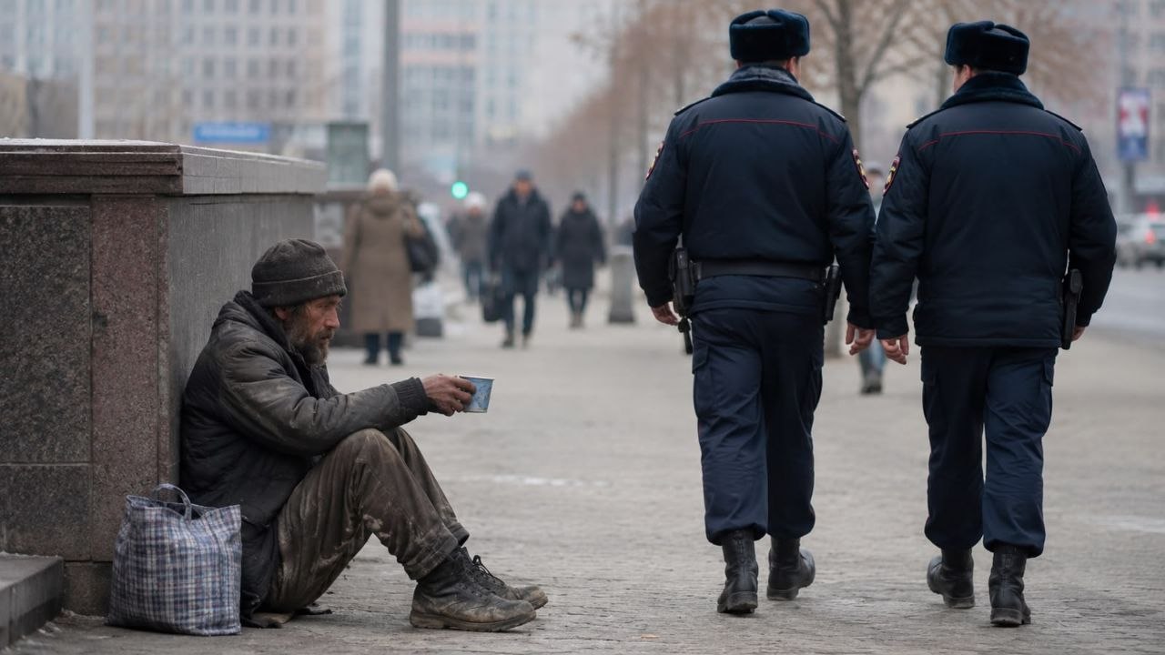 Елордада полиция қайыршыларға қарсы күресті күшейтті