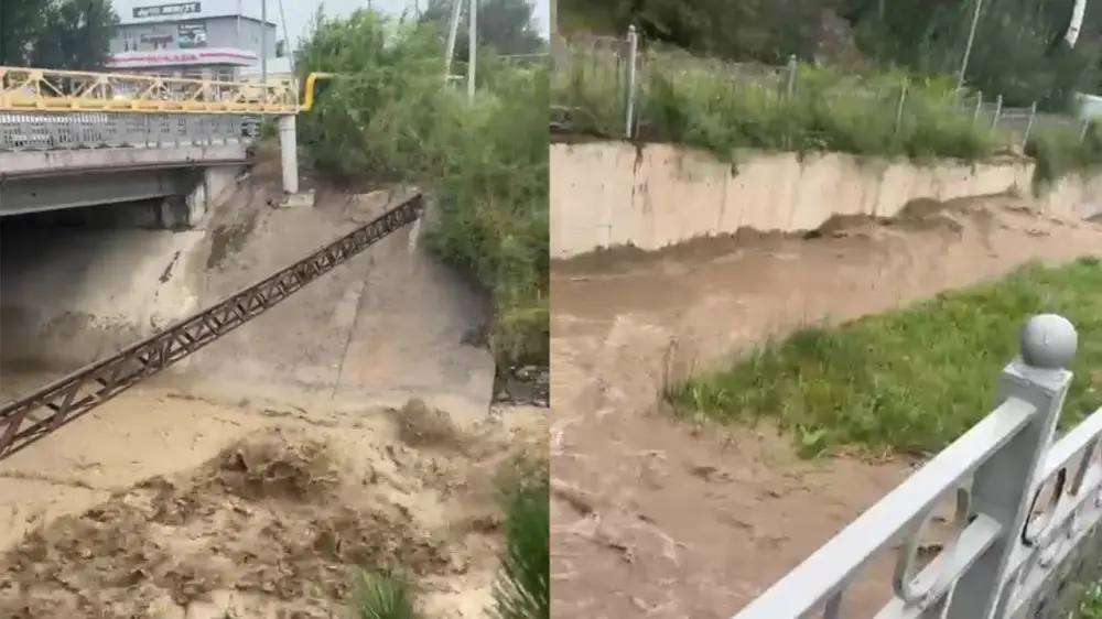 Алматыда Наурызбай ауданының тұрғындары сел қаупіне байланысты алдын ала эвакуацияланды