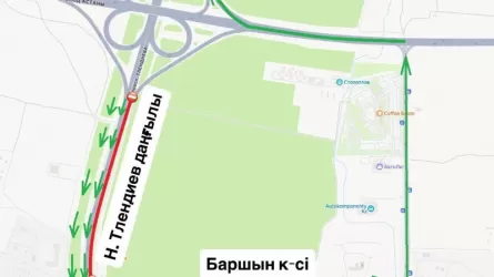 Движение на проспекте Тлендиева ограничат в Астане