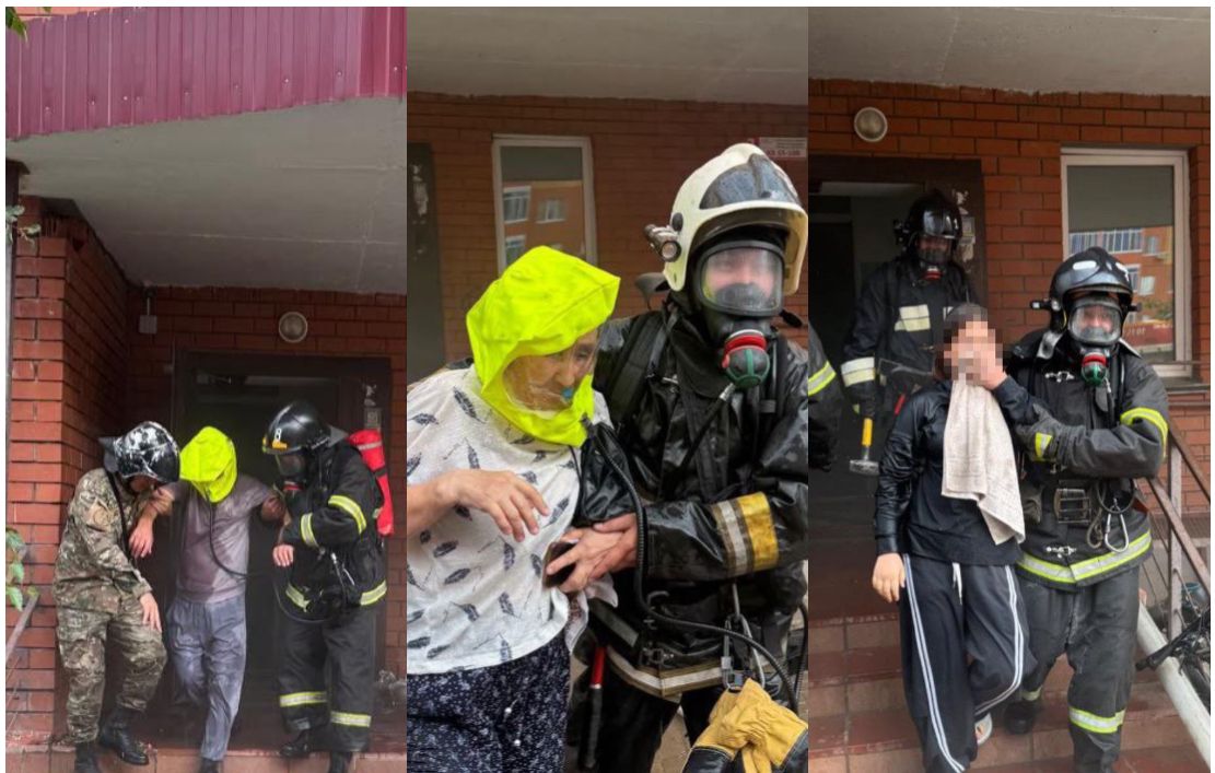 Оралда өрт кезінде 16 адам құтқарылып, эвакуацияланды