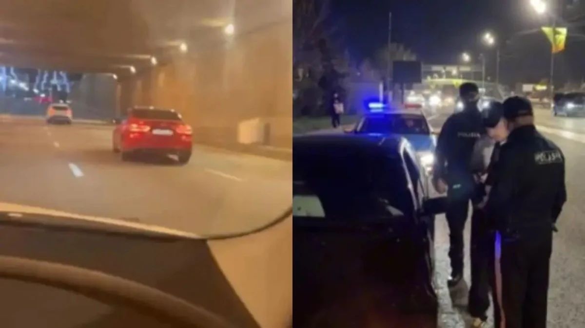 Жасырын патрульдің қауіпті жүргізушілерді қалай ұстайтыны белгілі болды
