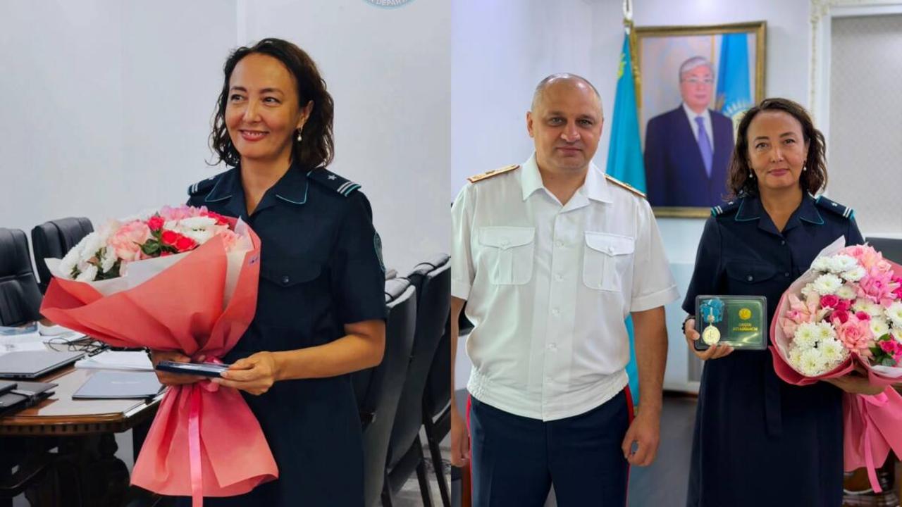 Павлодарлық полиция майоры "Күміс алқа" иегері атанды