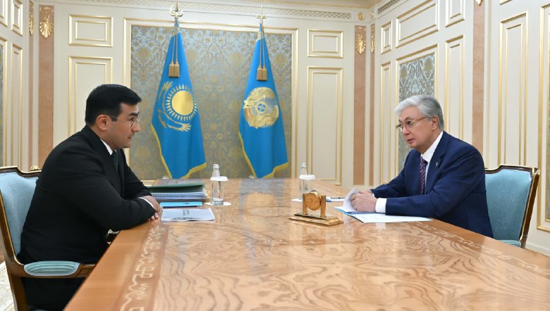 Президент &laquo;Бәйтерек&raquo; холдингінің басқарма төрағасы Рустам Қарағойшинді қабылдады