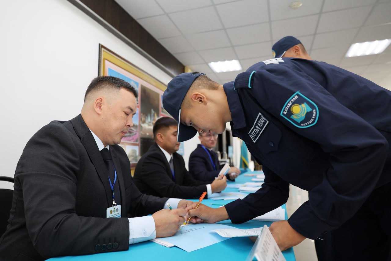 Ұлттық ұланның 36 учаскесінде Құрылтай депутаттарын сайлауға дауыс беру басталды