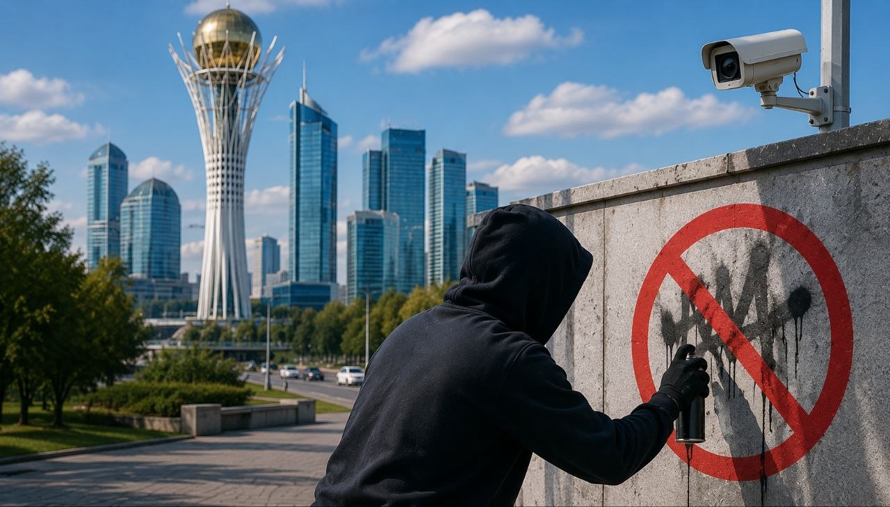Астанада вандализмге қарсы қатаң шара: 67 адам қамаққа алынды