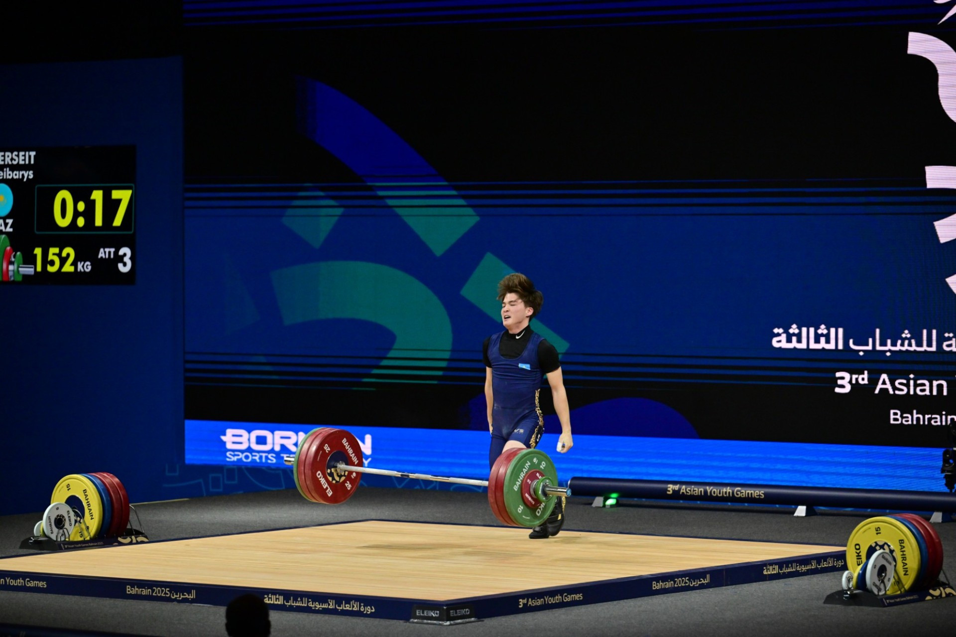 Бейбарыс Ерсейіт Азия чемпионатында топ жарды