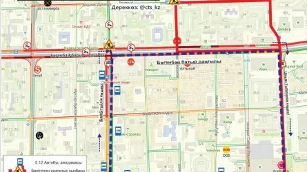 В столице временно изменили схемы движения сразу 12 автобусных маршрутов