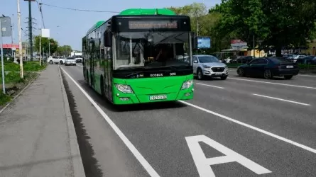 В Алматы изменится схема движения одного автобусного маршрута