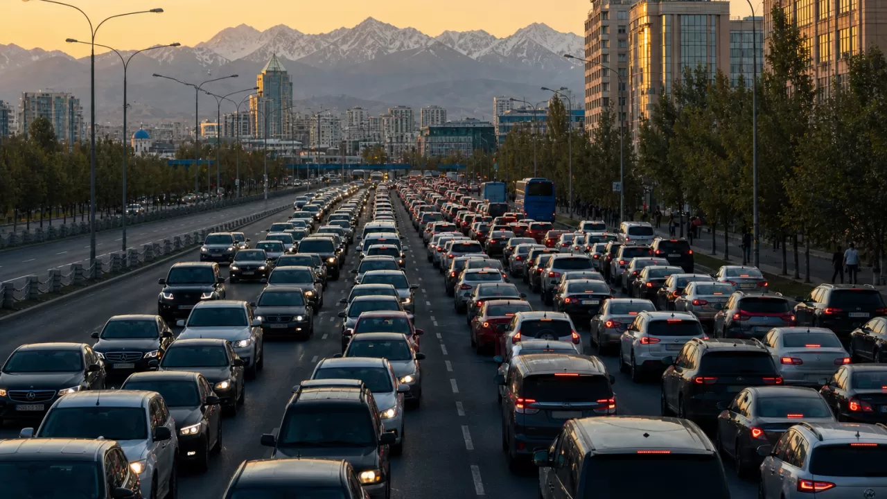 Перекрытые дороги: Алматы готовится к 1 сентября