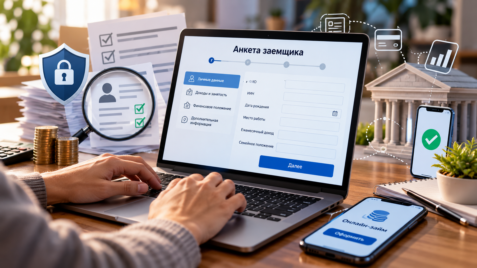 Онлайн-кредит уже не оформят без анкеты банки Казахстана  