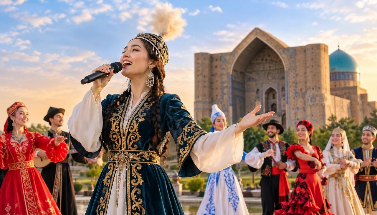 &laquo;Voice of Turan &ndash; 2026&raquo;: Түркістанда шетелдік әншілер қазақ әнін шырқайды
