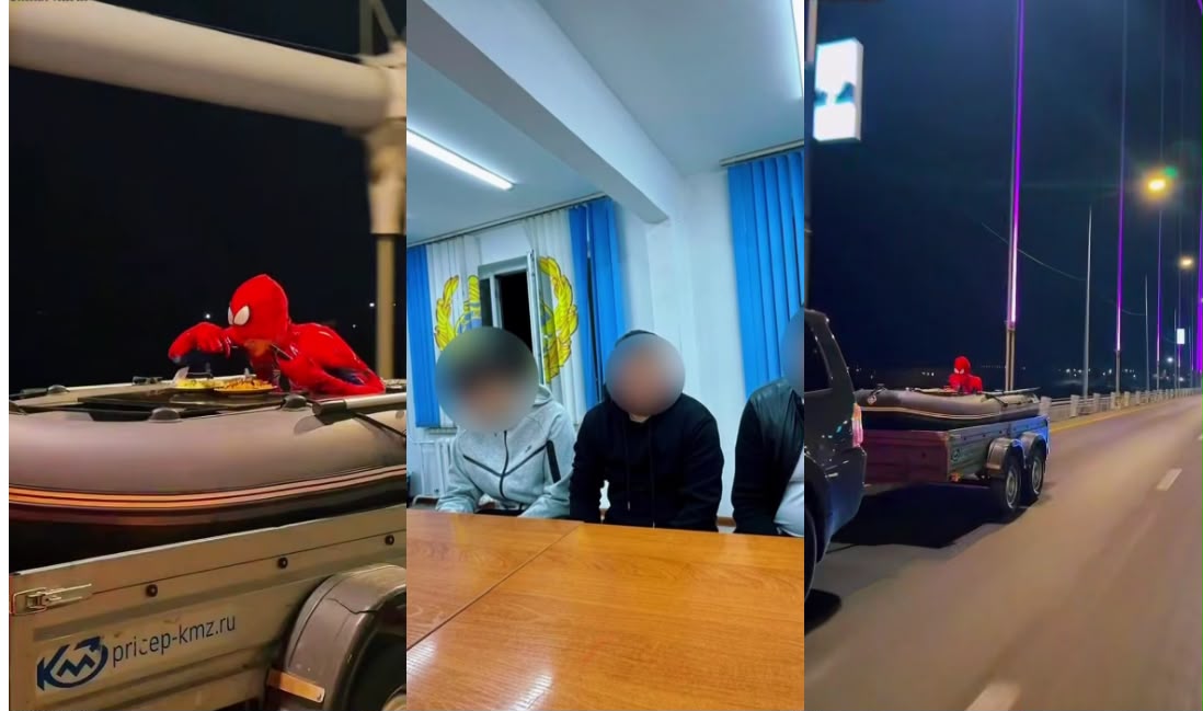 Семейде &laquo;Өрмекші адам&raquo; қатысқан жарнамалық түсірілімнен кейін үш адам жауапқа тартылды