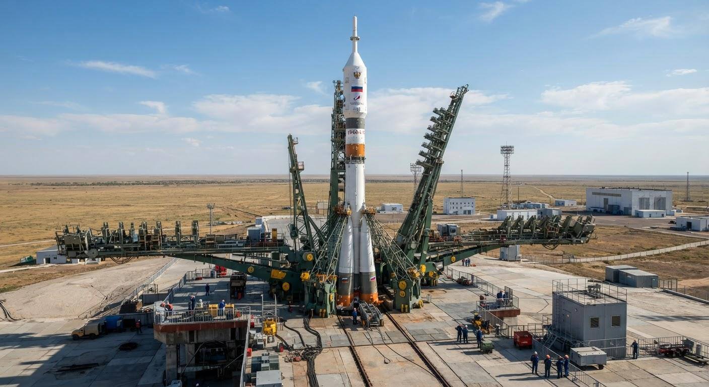 &laquo;Прогресс МС-35&raquo; кемесі бар &laquo;Союз&raquo; зымыранын ұшыру кейінге қалдырылды