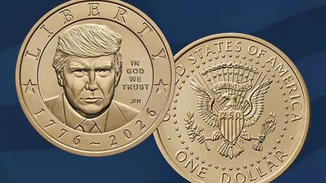 В США начали продажи монеты с портретом Трампа