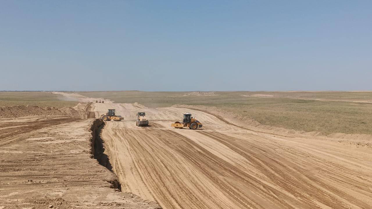 Сарыағашты айналып өтетін 102 шақырымдық жолдың құрылысы жүріп жатыр