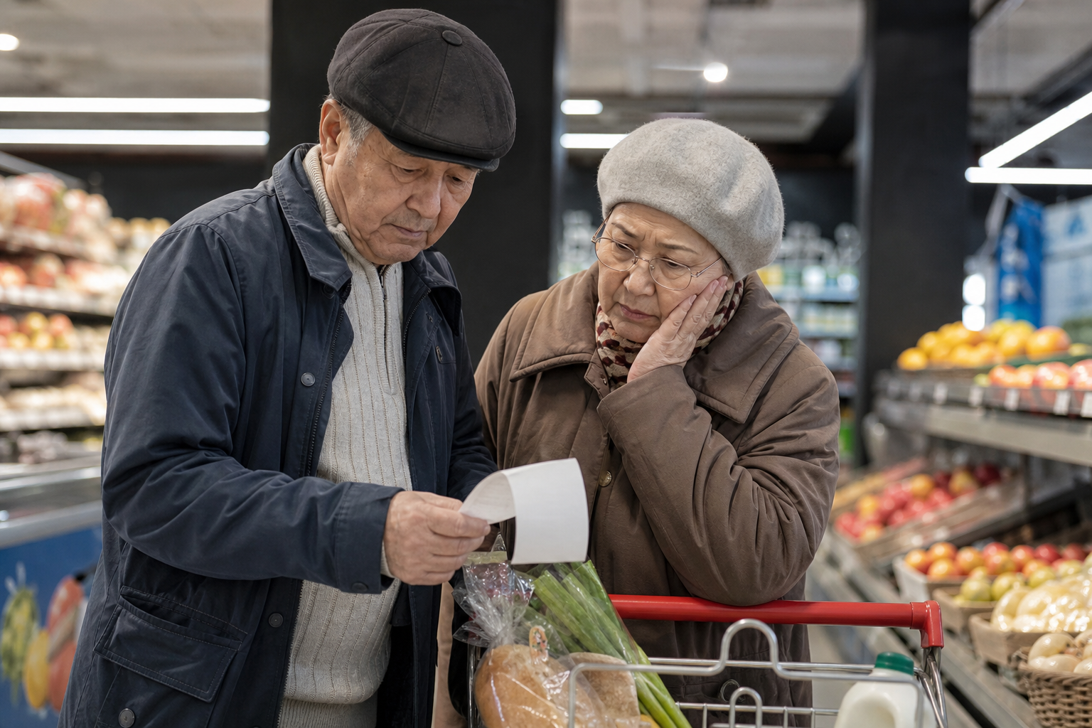 В каких регионах Казахстана семьи больше всего тратят на продукты 