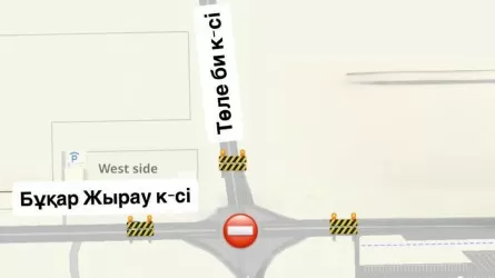 Важный перекресток закроют на выходные в Астане 