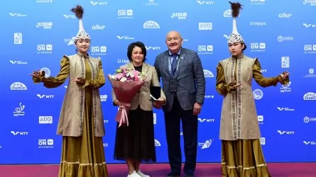 Алматыда WTT Contender 2026 турнирінде үстел теннисінің дамуына үлес қосқан спорт қауымдастығы марапатталды