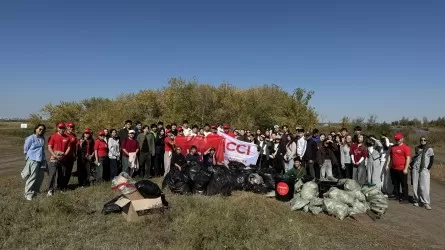 Более 5,8 тонны отходов собрали во время экоакции в Казахстане 