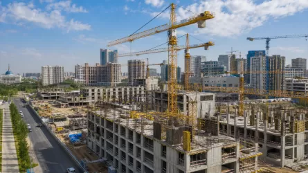 Строительство в Казахстане выросло на 15% 