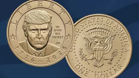 В США начали продажи монеты с портретом Трампа
