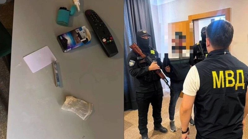 Шымкентте белгілі асаба есірткіге ұқсас затпен ұсталды