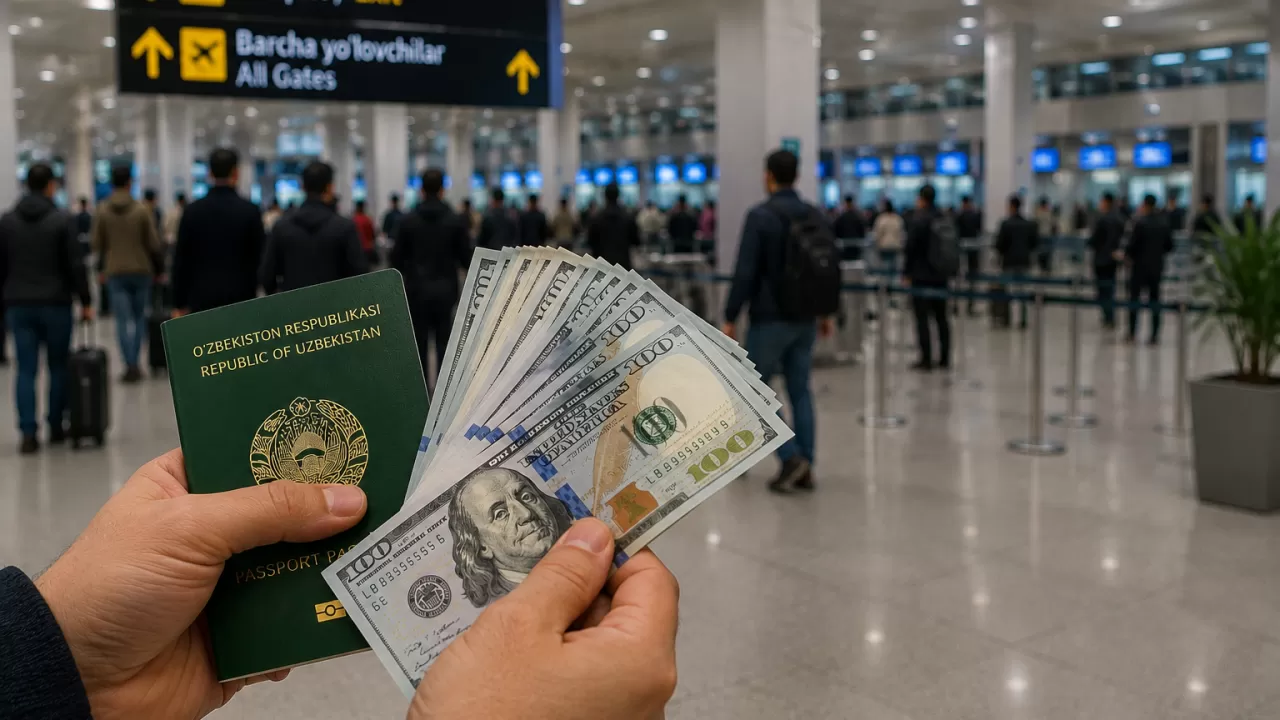 10 тыс. долларов без декларации: Узбекистан меняет правила вывоза валюты