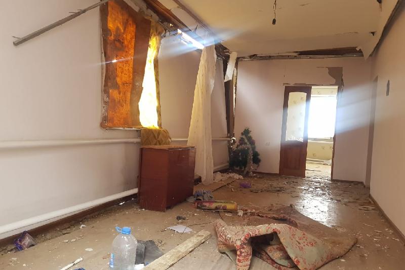 Үйінде газ баллоны жарылған ақтөбелік отбасы баспанасыз қалды