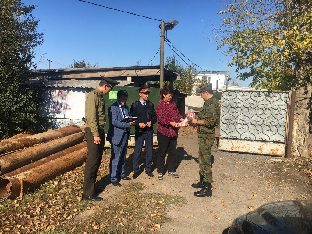 Столичные пожарные провели профилактический рейд  
