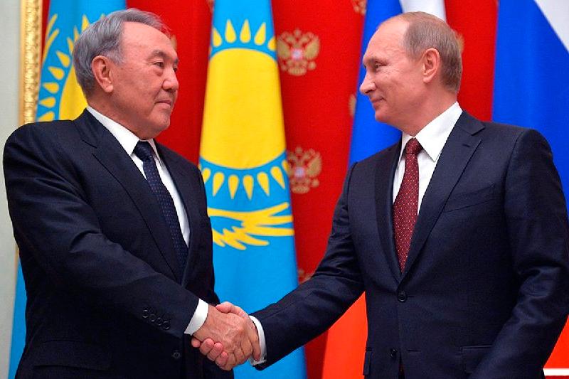 Назарбаев и Путин обсудили ход подготовки к заседанию Высшего Евразийского экономического совета  