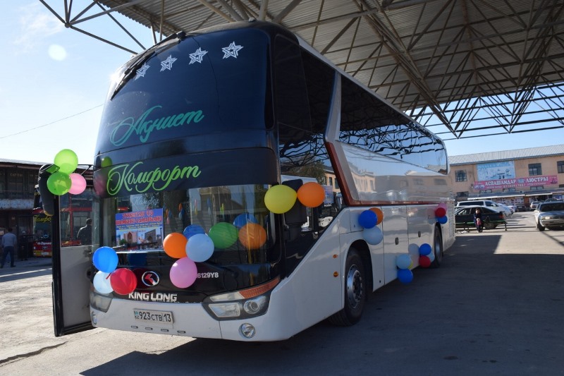 Открыт международный автобусный маршрут Туркестан – Самарканд   